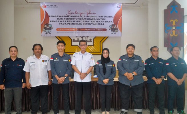 Panwaslu Jekan Raya Gelar Bimtek, Bekali PTPS Hadapi Pemungutan Suara