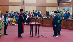 Basirun B Sahepar Resmi Dilantik Sebagai Wakil Ketua I DPRD Palangka Raya