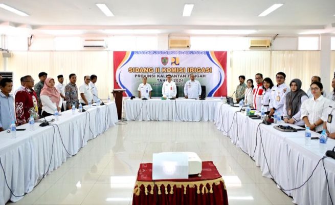 Pemprov Kalteng Gelar Sidang II Komisi Irigasi, Fokus Dukung Ketahanan Pangan Nasional