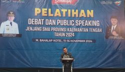 Gubernur Kalteng Dukung Pembangunan SDM Melalui Pelatihan Debat dan Public Speaking