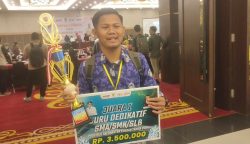 Khairansah, Guru SMA 3 Kahayan Kuala, Raih Juara I Guru Dedikatif Kalteng 2024