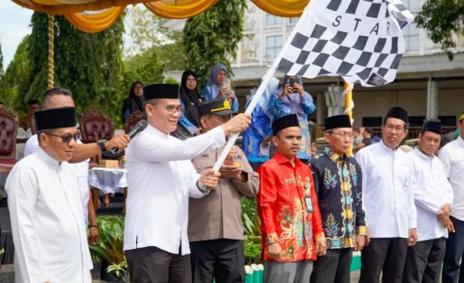 Sambut Ramadan, Pawai Tarhib di Palangka Raya Berlangsung Meriah