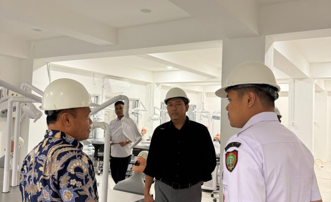 Plt Kadisdik Kalteng Tinjau Pembangunan Kampus-2 Fakultas Kedokteran UMPR