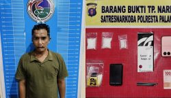 Polisi Ringkus Pengedar Sabu di Palangka Raya, 9,85 Gram Barang Bukti Diamankan
