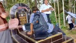 Tak Ada Jaringan, Siswa SMPN 8 Katingan Tengah Ujian ANBK di Kuburan