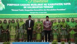 Wagub Kalteng Edy Pratowo saat menghadiri Harlah ke-80 Muslimat NU (Foto:ist)