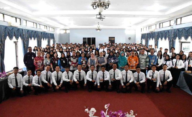 Foto bersama setelah kegiatan Penutupan Pelatihan Dasar (Latsar) Calon Pegawai Negeri Sipil (CPNS) Gelombang IV Golongan II dan III Tahun 2026 (Foto: ist)