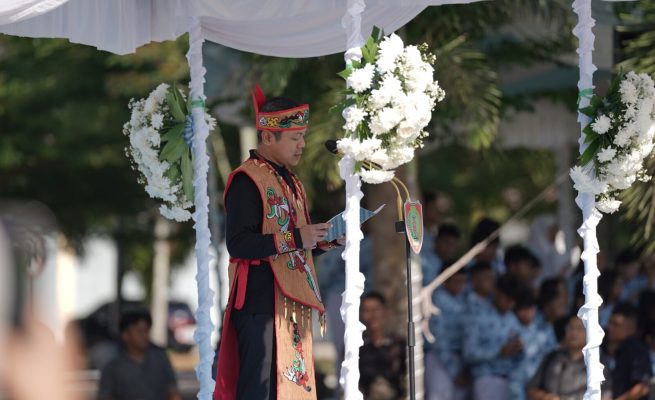 Sambutan Menteri Pendidikan Dasar dan Menengah Republik Indonesia Abdul Muti disampaikan oleh Wakil Menteri Pendidikan Dasar dan Menengah RI, Fajar Riza Ul Haq (Foto: ist)