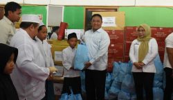 Wagub Kalteng Edy Pratowo saat anjangsana ke LKS Berkah Palangka Raya dalam rangkaian HUT ke-69 Kalteng (Foto:ist)