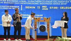 Gubernur Kalteng Agustiar Sabran saat membuka Forum Bisnis Daerah BPD HIPMI Kalteng Tahun 2026 (Foto:ist)