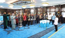 Pj. Sekda Linae Victoria Aden saat ambil Sumpah Dewan Juri FBIM 2026 (Foto:ist)