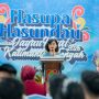 Pj. Sekretaris Daerah Provinsi Kalimantan Tengah Linae Victoria Aden saat memberikan sambutan pada Hasupa Hasundau (Gala Dinner) Pemilihan Jagau dan Nyai Kalimantan Tengah Tahun 2026 (Foto:ist)